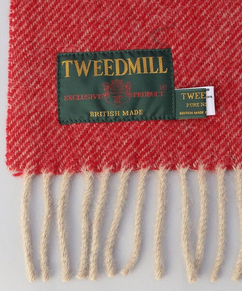 FREAK'S STORE(フリークスストア)の「限定展開 TWEED MILL/ツイードミル 別注PURE NEW WOOL マフラー(マフラー・レディース・イエロー/オフホワイト/グリーン/チャコールグレー/レッド/オレンジ・ONE SIZE)」の16枚目の写真