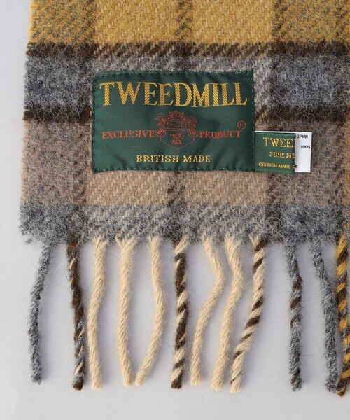 FREAK'S STORE(フリークスストア)の「限定展開 TWEED MILL/ツイードミル 別注PURE NEW WOOL マフラー(マフラー・レディース・イエロー/オフホワイト/グリーン/チャコールグレー/レッド/オレンジ・ONE SIZE)」の19枚目の写真