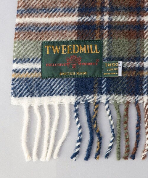 FREAK'S STORE(フリークスストア)の「限定展開 TWEED MILL/ツイードミル 別注PURE NEW WOOL マフラー(マフラー・レディース・イエロー/オフホワイト/グリーン/チャコールグレー/レッド/オレンジ・ONE SIZE)」の20枚目の写真
