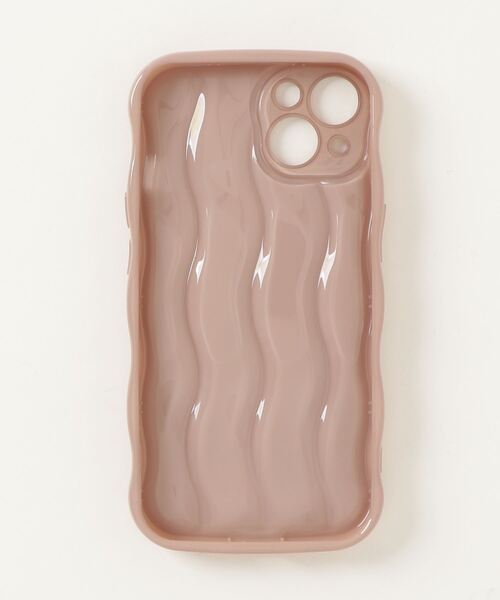 lit.Cy（リットシー）の「ウェーブデザインスマホケース　iPhoneケース（スマホケース/カバー・レディース・ピンク/オフホワイト/ブラック/シルバー/ブルー系その他/ピンク系その他・C/D/A/B/E/F）」の7枚目の写真