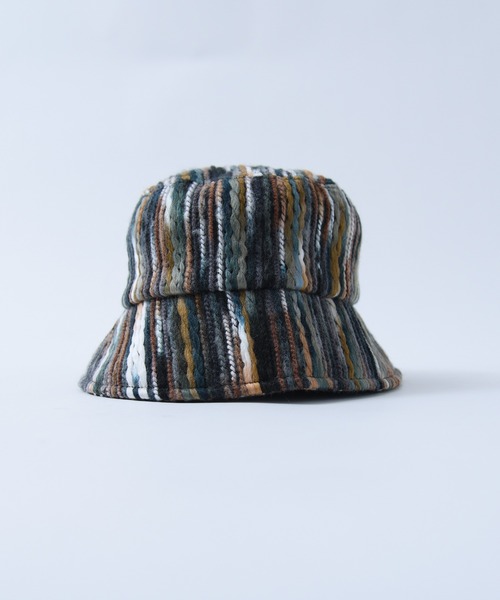 CALIFORNIA OUTFITTERS（カリフォルニア アウトフィッターズ）の「3-11B7,9, 11,12 バケットハット アニマル柄 クージー風 マーブル柄（ハット・メンズ・ホワイト系/ブルー系/パープル系/レオパード/ワイン系/グリーン系/ブラック系/ベージュ系/ブラウン系・ONESIZE）」の4枚目の写真