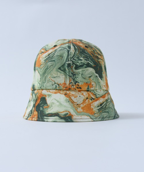 CALIFORNIA OUTFITTERS（カリフォルニア アウトフィッターズ）の「3-11B7,9, 11,12 バケットハット アニマル柄 クージー風 マーブル柄（ハット・メンズ・ホワイト系/ブルー系/パープル系/レオパード/ワイン系/グリーン系/ブラック系/ベージュ系/ブラウン系・ONESIZE）」の6枚目の写真