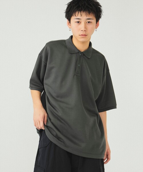 BEAMS(ビームス)の「BEAMS / テック ポロシャツ(ポロシャツ・メンズ・ネイビー/チャコールグレー・XL/L/M/S)」の7枚目の写真