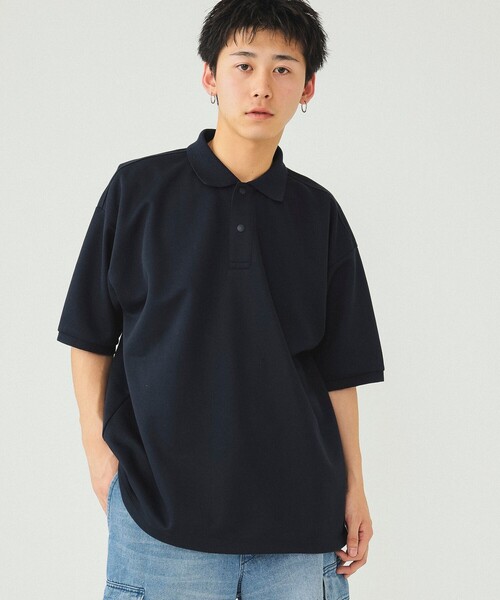 BEAMS(ビームス)の「BEAMS / テック ポロシャツ(ポロシャツ・メンズ・ネイビー/チャコールグレー・XL/L/M/S)」の15枚目の写真
