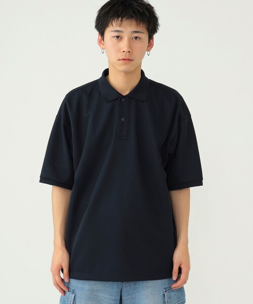 BEAMS(ビームス)の「BEAMS / テック ポロシャツ(ポロシャツ・メンズ・ネイビー/チャコールグレー・XL/L/M/S)」の17枚目の写真