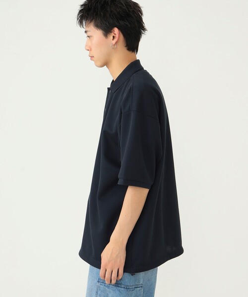 BEAMS(ビームス)の「BEAMS / テック ポロシャツ(ポロシャツ・メンズ・ネイビー/チャコールグレー・XL/L/M/S)」の18枚目の写真