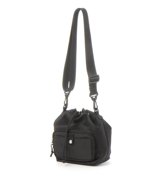 LAKOLE（ラコレ）の「フロントP巾着ショルダーバッグ / 991663（ショルダーバッグ・メンズ・ブラック/ホワイト/チャコールグレー/ライトブルー・FREE）」の18枚目の写真