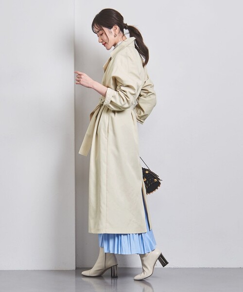 UNITED ARROWS（ユナイテッドアローズ）の「ドルマンスリーブ トレンチコート（トレンチコート・レディース・オリーブ/オフホワイト/ベージュ・34/36/38）」の5枚目の写真