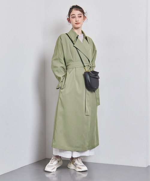 UNITED ARROWS（ユナイテッドアローズ）の「ドルマンスリーブ トレンチコート（トレンチコート・レディース・オリーブ/オフホワイト/ベージュ・34/36/38）」の11枚目の写真