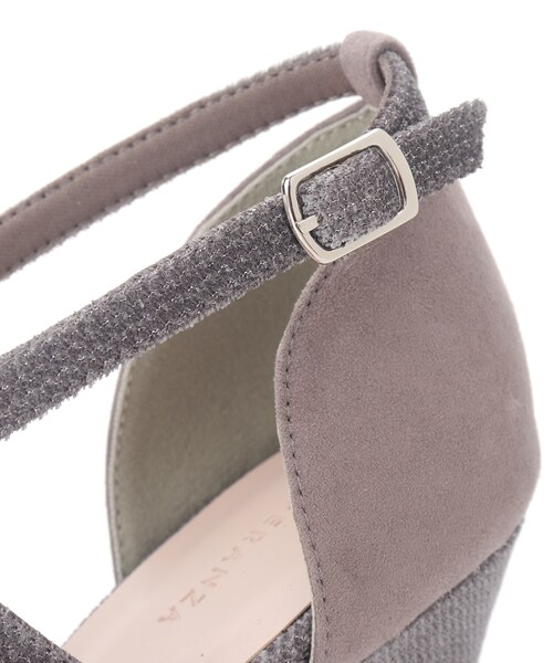 ESPERANZA(エスペランサ)の「クロスストラップハイヒールセパレートパンプス 結婚式二次会 パーティー 24SS(パンプス・レディース・グレー系/ブラック系/ピンク系5・22.0cm/22.5cm/23.0cm/23.5cm/24.0cm/24.5cm)」の13枚目の写真