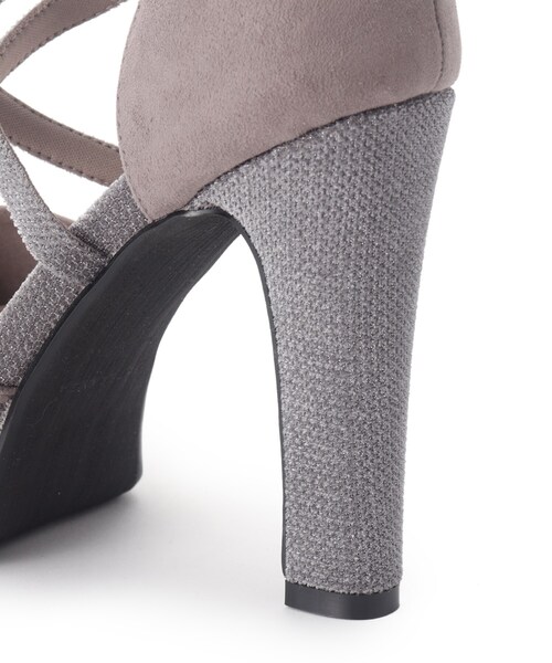 ESPERANZA(エスペランサ)の「クロスストラップハイヒールセパレートパンプス 結婚式二次会 パーティー 24SS(パンプス・レディース・グレー系/ブラック系/ピンク系5・22.0cm/22.5cm/23.0cm/23.5cm/24.0cm/24.5cm)」の14枚目の写真