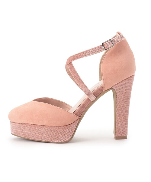 ESPERANZA(エスペランサ)の「クロスストラップハイヒールセパレートパンプス 結婚式二次会 パーティー 24SS(パンプス・レディース・グレー系/ブラック系/ピンク系5・22.0cm/22.5cm/23.0cm/23.5cm/24.0cm/24.5cm)」の17枚目の写真