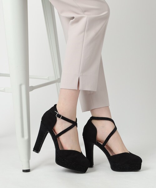 ESPERANZA(エスペランサ)の「クロスストラップハイヒールセパレートパンプス 結婚式二次会 パーティー 24SS(パンプス・レディース・グレー系/ブラック系/ピンク系5・22.0cm/22.5cm/23.0cm/23.5cm/24.0cm/24.5cm)」の19枚目の写真
