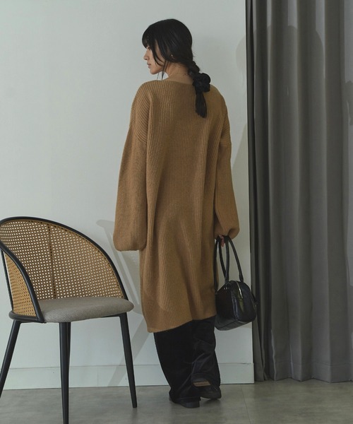 LIENCOEUR(リアンクール)の「ボートネックルーズスリーブワンピース(ワンピース・レディース・ライトピンク/アイボリー/ベージュ/ブラック・FREE)」の14枚目の写真