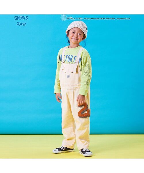 F.O.KIDS(エフオーキッズ)の「オーバーオール(サロペット/オーバーオール・キッズ・キナリ/インディゴブルー/カーキ・120/140/110/130/100/90/80)」の4枚目の写真