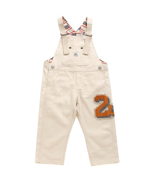 F.O.KIDS(エフオーキッズ)の「オーバーオール(サロペット/オーバーオール・キッズ・キナリ/インディゴブルー/カーキ・120/140/110/130/100/90/80)」の7枚目の写真