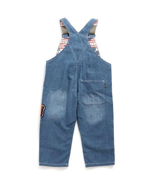 F.O.KIDS(エフオーキッズ)の「オーバーオール(サロペット/オーバーオール・キッズ・キナリ/インディゴブルー/カーキ・120/140/110/130/100/90/80)」の13枚目の写真