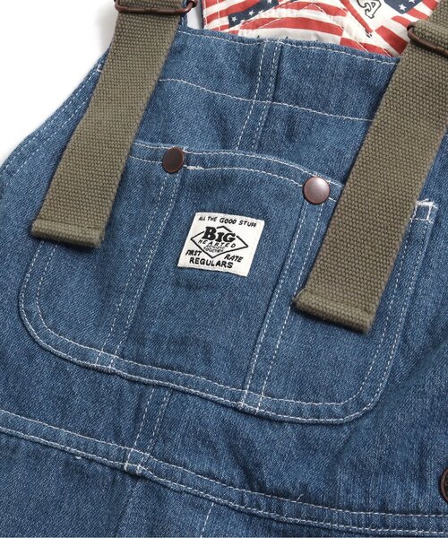 F.O.KIDS(エフオーキッズ)の「オーバーオール(サロペット/オーバーオール・キッズ・キナリ/インディゴブルー/カーキ・120/140/110/130/100/90/80)」の18枚目の写真