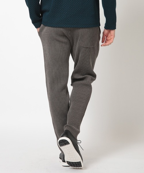 MEN'S BIGI（メンズビギ）の「たて畝ニットイージーパンツ（その他パンツ・メンズ・ブルー/チャコールグレー・02/03/01）」の7枚目の写真
