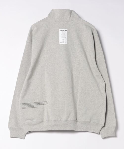 トレーナー スウェット 「VISION STREET WEAR」13オンス ヘビーウェイトハーフジップ レディース メンズ VISION STREET WEAR トレーナー スウェット 「VISION WEAR」13