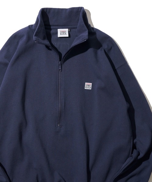 トレーナー スウェット 「VISION STREET WEAR」13オンス ヘビーウェイトハーフジップ レディース メンズ VISION STREET WEAR トレーナー スウェット 「VISION WEAR」13