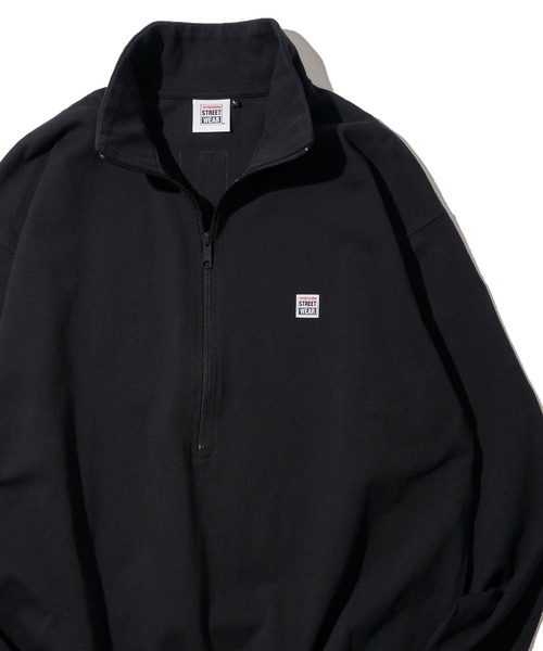 VISION STREET WEAR(ヴィジョンストリートウェア)の「【VISION STREET WEAR】13オンス ヘビーウェイトハーフジップ(スウェット・レディース・ライトグレー/ホワイト/ブラック/ネイビー・X-LARGE/MEDIUM/LARGE)」の3枚目の写真