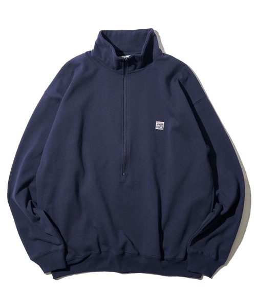 VISION STREET WEAR(ヴィジョンストリートウェア)の「【VISION STREET WEAR】13オンス ヘビーウェイトハーフジップ(スウェット・レディース・ライトグレー/ホワイト/ブラック/ネイビー・X-LARGE/MEDIUM/LARGE)」の15枚目の写真