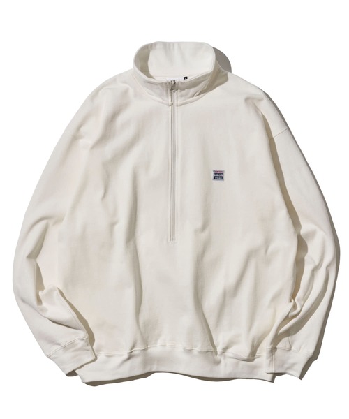 VISION STREET WEAR(ヴィジョンストリートウェア)の「【VISION STREET WEAR】13オンス ヘビーウェイトハーフジップ(スウェット・レディース・ライトグレー/ホワイト/ブラック/ネイビー・X-LARGE/MEDIUM/LARGE)」の6枚目の写真
