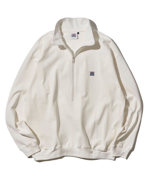 VISION STREET WEAR(ヴィジョンストリートウェア)の「【VISION STREET WEAR】13オンス ヘビーウェイトハーフジップ(スウェット・レディース・ライトグレー/ホワイト/ブラック/ネイビー・X-LARGE/MEDIUM/LARGE)」の7枚目の写真