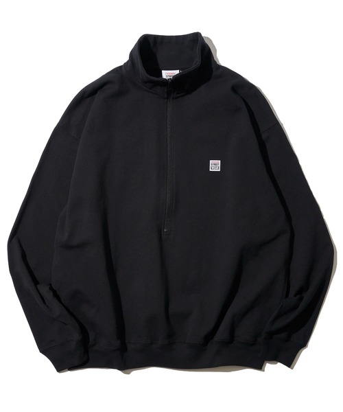 VISION STREET WEAR(ヴィジョンストリートウェア)の「【VISION STREET WEAR】13オンス ヘビーウェイトハーフジップ(スウェット・レディース・ライトグレー/ホワイト/ブラック/ネイビー・X-LARGE/MEDIUM/LARGE)」の9枚目の写真