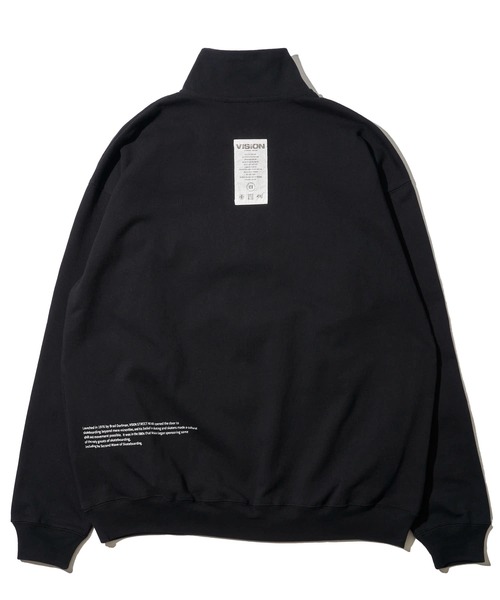 VISION STREET WEAR(ヴィジョンストリートウェア)の「【VISION STREET WEAR】13オンス ヘビーウェイトハーフジップ(スウェット・レディース・ライトグレー/ホワイト/ブラック/ネイビー・X-LARGE/MEDIUM/LARGE)」の11枚目の写真