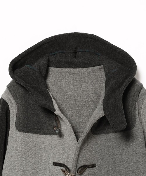 BEAMS PLUS（ビームスプラス）の「ヘリンボーン パネル ダッフルコート（ダッフルコート・メンズ・グレー・M/S/L/XL）」の5枚目の写真