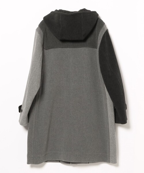 BEAMS PLUS（ビームスプラス）の「ヘリンボーン パネル ダッフルコート（ダッフルコート・メンズ・グレー・M/S/L/XL）」の9枚目の写真