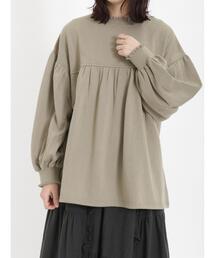 Samansa Mos2 | ギャザー切替スウェット(Tシャツ/カットソー)