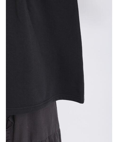 Samansa Mos2（サマンサ モスモス）の「ギャザー切替スウェット（Tシャツ/カットソー・レディース・グレー/オフホワイト/ブラック・F）」の18枚目の写真