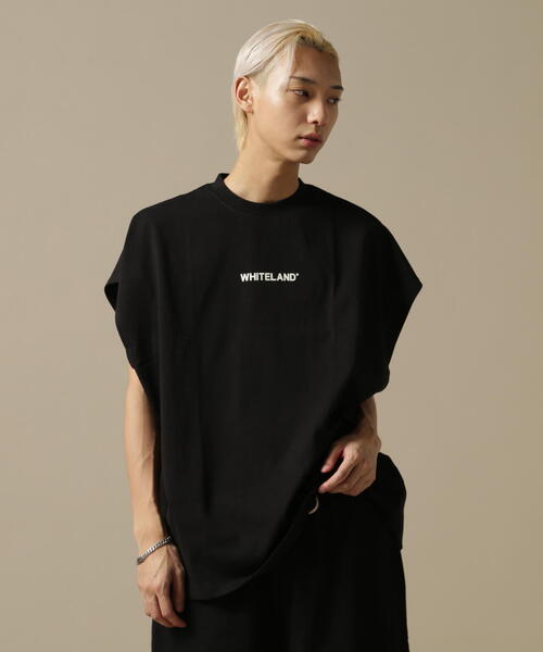 WHITELAND（ホワイトランド）の「【WEB&DEPOT限定】WHITELAND/ホワイトランド/OWL/LOGO NS/ロゴ ノースリーブ（タンクトップ・メンズ・ホワイト/ブラック/カーキ・L/M）」の21枚目の写真