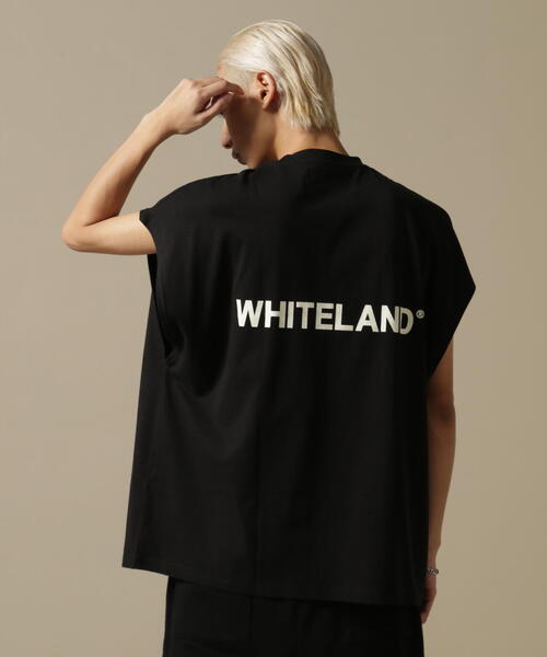 WHITELAND（ホワイトランド）の「【WEB&DEPOT限定】WHITELAND/ホワイトランド/OWL/LOGO NS/ロゴ ノースリーブ（タンクトップ・メンズ・ホワイト/ブラック/カーキ・L/M）」の22枚目の写真