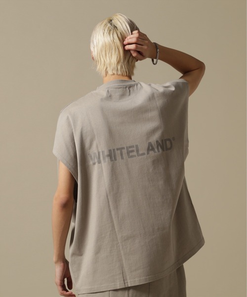 WHITELAND（ホワイトランド）の「【WEB&DEPOT限定】WHITELAND/ホワイトランド/OWL/LOGO NS/ロゴ ノースリーブ（タンクトップ・メンズ・ホワイト/ブラック/カーキ・L/M）」の17枚目の写真