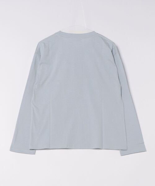 POU DOU DOU（プードゥドゥ）の「YASS ギャザーテープロゴロンTee（Tシャツ/カットソー・レディース・オフホワイト/ライトイエロー/ブルー・3）」の4枚目の写真