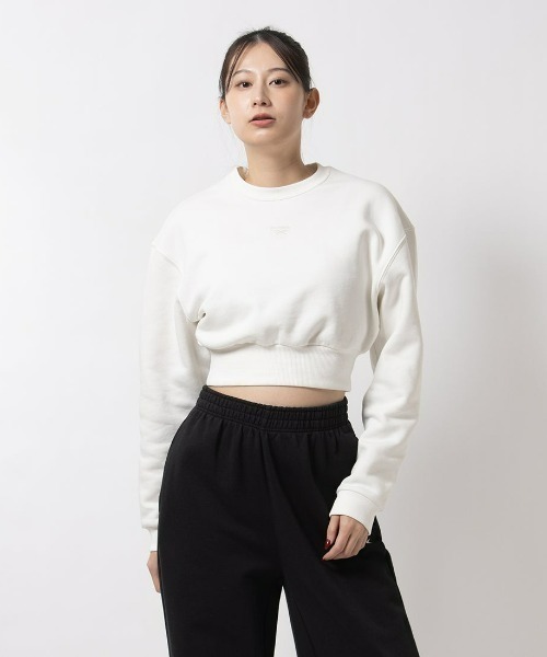 Reebok(リーボック)の「クラシック フリース カバーアップ / CL WDE FLEECE COVERUP(スウェット・レディース・オフホワイト/ブルー/ブラック・LARGE/MEDIUM/SMALL/X-LARGE)」の2枚目の写真