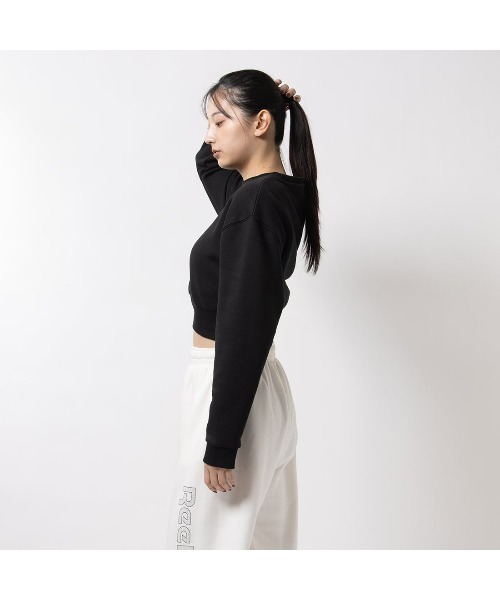 Reebok(リーボック)の「クラシック フリース カバーアップ / CL WDE FLEECE COVERUP(スウェット・レディース・オフホワイト/ブルー/ブラック・LARGE/MEDIUM/SMALL/X-LARGE)」の4枚目の写真