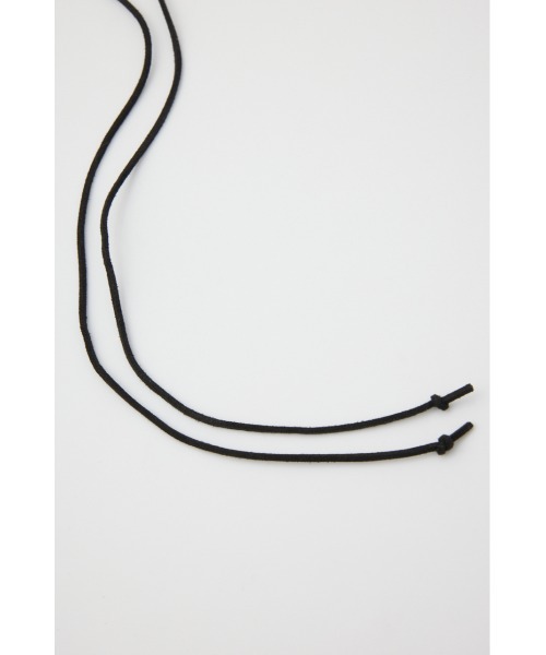 SLY（スライ）の「FLOWER CHARM CHOKER フラワー チャーム チョーカー（ネックレス・レディース・ブラック/シルバー・FREE）」の6枚目の写真