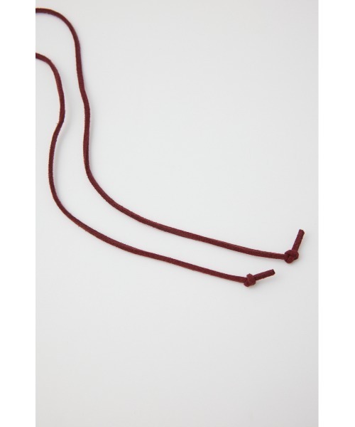 SLY（スライ）の「FLOWER CHARM CHOKER フラワー チャーム チョーカー（ネックレス・レディース・ブラック/シルバー・FREE）」の12枚目の写真