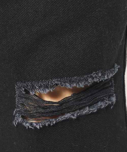 PINK-latte(ピンクラテ)の「◆【アジャスターあり】ダメージデザインショートパンツ(その他パンツ・キッズ・ブラック/ブルー系8/ブルー系9/オフホワイト/ブラック系4・14/15 /16)」の12枚目の写真