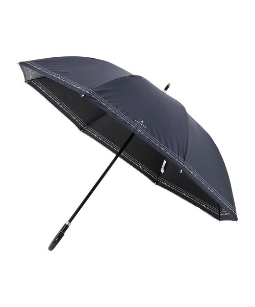 LANVIN en Bleu(ランバンオンブルー)の「遮光晴雨兼用日傘 ピコレース(長傘・レディース・ダークブルー/ベージュ/ブラック・FREE)」の3枚目の写真