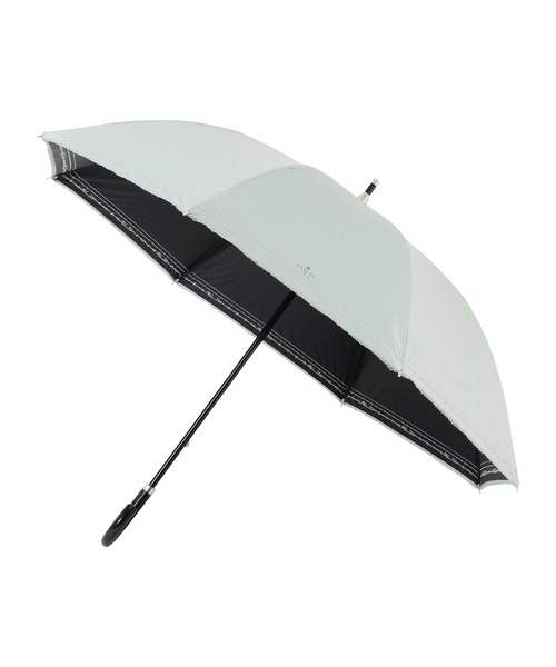 LANVIN en Bleu(ランバンオンブルー)の「遮光晴雨兼用日傘 ピコレース(長傘・レディース・ダークブルー/ベージュ/ブラック・FREE)」の17枚目の写真