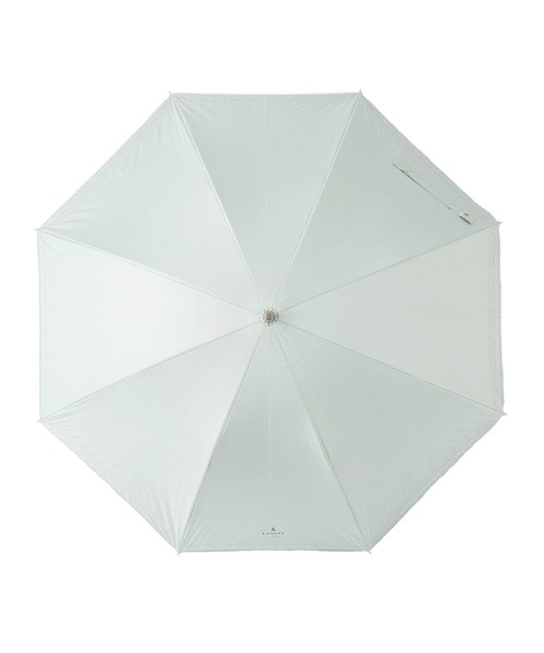 LANVIN en Bleu(ランバンオンブルー)の「遮光晴雨兼用日傘 ピコレース(長傘・レディース・ダークブルー/ベージュ/ブラック・FREE)」の19枚目の写真