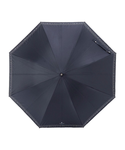 LANVIN en Bleu(ランバンオンブルー)の「遮光晴雨兼用日傘 ピコレース(長傘・レディース・ダークブルー/ベージュ/ブラック・FREE)」の21枚目の写真