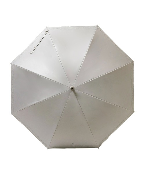 LANVIN en Bleu(ランバンオンブルー)の「遮光晴雨兼用日傘 ピコレース(長傘・レディース・ダークブルー/ベージュ/ブラック・FREE)」の12枚目の写真