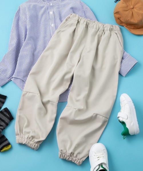 SHISKY（シスキー）の「SHISKY / シスキー ツイル/デニム バルーンパンツ キッズ（デニムパンツ・キッズ・ネイビー/ブルー系/カーキ/ブラック/ブルー/グレー・130/120/110/160/150/140）」の2枚目の写真